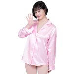 いちゃキャバ仕様光沢ワイシャツピンク（A0718PI）